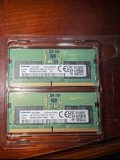 Samsung 16GB (2x8GB) DDR5 5600MHz PC5-44800 CL46 SODIMM 1Rx16 Single Rank 1.1V 262-Pin Laptop, Notebook RAM Memory