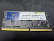 Timetec 32GB DDR4 3200MHz PC4-25600 Non-ECC Unbuffered 1.2V CL22 2Rx8 Dual Rank 260 Pin SODIMM Compatible with AMD and Intel Gaming Laptop Notebook PC Computer Memory RAM Module Upgrade (32GB)