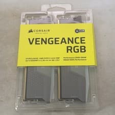 CORSAIR Vengeance RGB DDR5 RAM 32GB (2x16GB) 6000MHz CL30-36-36-76 1.4V AMD Expo & Intel XMP Desktop Computer Memory - White (CMH32GX5M2B6000Z30W)