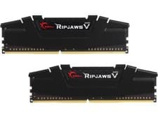 G.SKILL RipjawsV Series DDR4 RAM (XMP) 16GB (2x8GB) 3600MT/s CL16-19-19-39 1.35V Intel AMD Desktop Computer Memory U-DIMM - Black (F4-3600C16D-16GVKC)