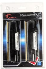 G.SKILL RipjawsV Series DDR4 RAM (XMP) 32GB (2x16GB) 3200MT/s CL16-18-18-38 1.35V Intel AMD Desktop Computer Memory U-DIMM - Black (F4-3200C16D-32GVK)