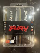 Kingston FURY Beast RGB 32GB (2x16GB) 6000MT/s DDR5 CL30 Desktop Memory | AMD EXPO | Kit of 2 | KF560C30BBEAK2-32