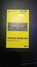 CORSAIR Vengeance SODIMM DDR4 RAM 32GB (2x16GB) 3200MHz CL22-22-22-53 1.2V Intel AMD Laptop Notebook Memory - Black (CMSX32GX4M2A3200C22)