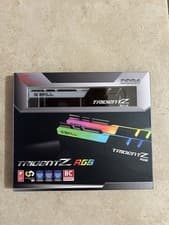 G.SKILL Trident Z RGB Series DDR4 RAM (XMP) 32GB (2x16GB) 3600MT/s CL18-22-22-42 1.35V Intel AMD Desktop Computer Memory U-DIMM (F4-3600C18D-32GTZR)