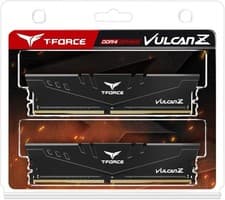 TEAMGROUP T-Force Vulcan Z DDR4 32GB Kit (2x16GB) 3600MHz (PC4-28800) CL18 Desktop Memory Module Ram TLZGD432G3600HC18JDC01 - Gray