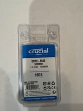 Crucial 16GB DDR5 RAM, 5600MHz (or 5200MHz or 4800MHz) Laptop Memory, SODIMM 262-Pin, Compatible with 13th Gen Intel Core and AMD Ryzen 7000 - CT16G56C46S5