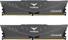 TEAMGROUP T-Force Vulcan Z DDR4 16GB Kit (2x8GB) 3600MHz (PC4-28800) CL18 Desktop Memory Module Ram TLZGD416G3600HC18JDC01 - Gray