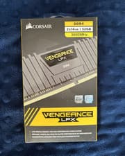 CORSAIR Vengeance LPX DDR4 RAM 32GB (2x16GB) 3600MHz CL18-22-22-42 1.35V Intel AMD Desktop Computer Memory - Black (CMK32GX4M2D3600C18)