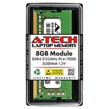 A-Tech 8GB RAM for Dell Latitude 7480, 7380, 7280, 5288, 5280, 3588, 3580, 3488, 3480, 3380 Laptop | DDR4 2133 MHz SODIMM PC4-17000 Memory Upgrade