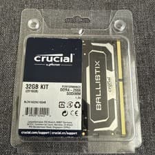 Crucial 32GB Single DDR4 2666 MT/S CL19 SODIMM 260-Pin Memory - CT32G4SFD8266