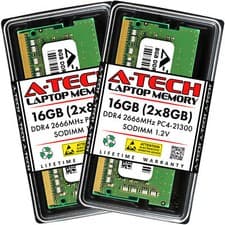 Samsung M378A2K43CB1-CTD 16 GB DDR4 2666 MHz Memory Module - Memory Modules (16 GB, 2 x 8 GB, DDR4, 2666 MHz, 288-pin DIMM, Black, Green)