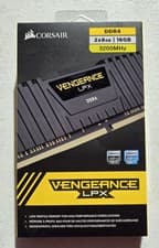CORSAIR Vengeance LPX DDR4 RAM 16GB (2x8GB) 3200MHz CL16-20-20-38 1.35V Intel AMD Desktop Computer Memory - Black (CMK16GX4M2E3200C16)