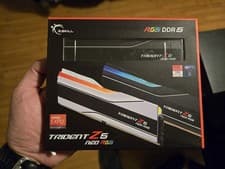 G.SKILL Trident Z5 Neo RGB Series DDR5 RAM (AMD EXPO & Intel XMP 3.0) 64GB (2x32GB) 6000MT/s CL36-36-36-96 1.35V Desktop Computer Memory U-DIMM - Matte Black (F5-6000J3636F32GX2-TZ5NR)