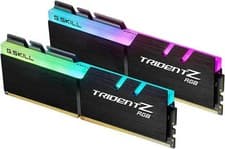G.SKILL Trident Z RGB Series DDR4 RAM (XMP) 32GB (2x16GB) 3200MT/s CL14-14-14-34 1.35V Intel AMD Desktop Computer Memory U-DIMM (F4-3200C14D-32GTZR)