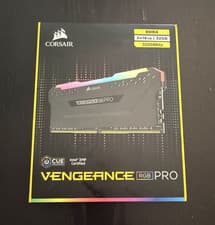 CORSAIR Vengeance RGB PRO DDR4 RAM 32GB (2x16GB) 3200MHz CL16-20-20-38 1.35V Intel AMD Desktop Computer Memory - Black (CMW16GX4M2C3200C16)