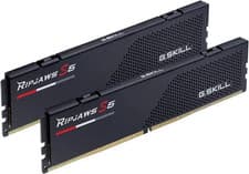 G.SKILL Ripjaws S5 Series DDR5 RAM (Intel XMP 3.0) 32GB (2x16GB) 6000MT/s CL30-40-40-96 1.35V Desktop Computer Memory U-DIMM - Matte Black (F5-6000J3040F16GA2-RS5K)