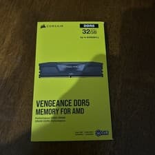 CORSAIR Vengeance DDR5 RAM 32GB (2x16GB) 6400MHz CL36-48-48-104 1.35V AMD Expo Intel XMP 3.0 Desktop Computer Memory – Gray (CMK32GX5M2B6400Z36)