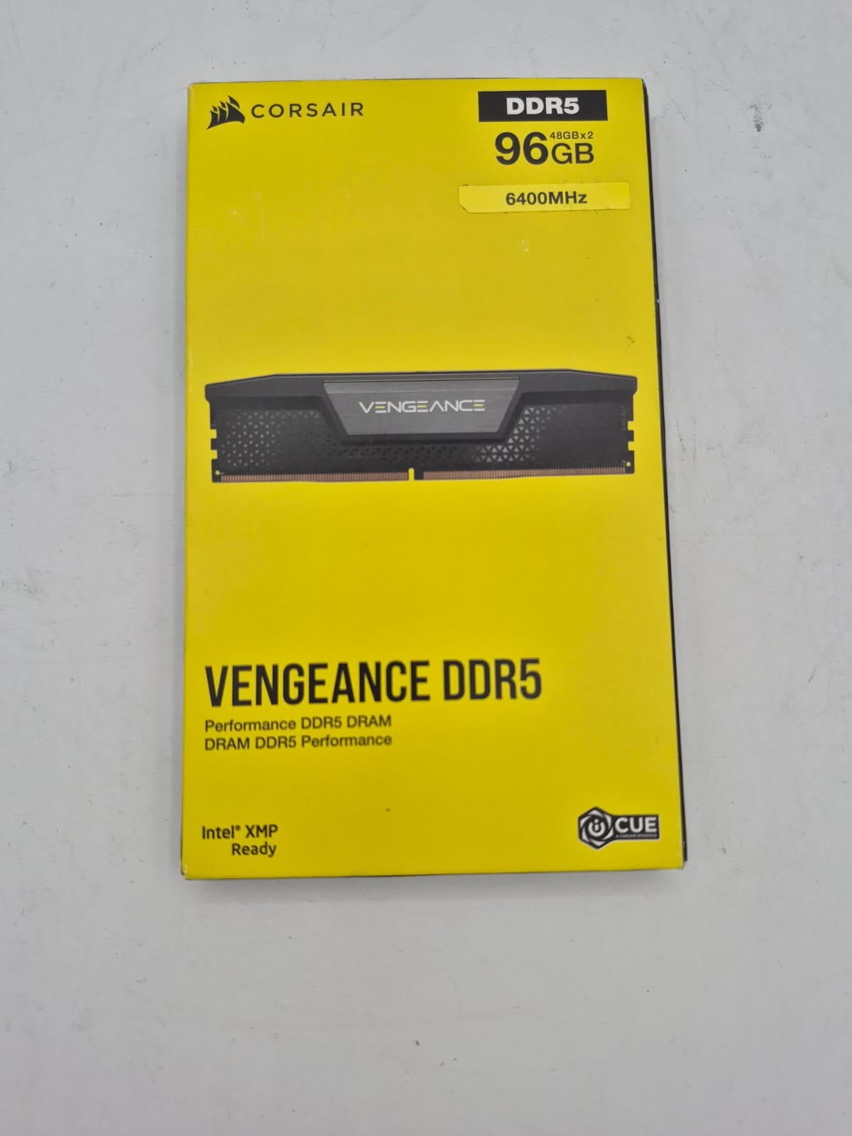 CORSAIR Vengeance DDR5 RAM 96GB (2x48GB) 6400MHz CL32 Intel XMP iCUE Compatible Computer Memory - Black (CMK96GX5M2B6400C32)