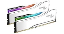 G.SKILL Trident Z5 Royal Series DDR5 RAM (Intel XMP 3.0) 64GB (2x32GB) 6400MT/s CL32-39-39-102 1.40V Desktop Computer Memory U-DIMM - Silver (F5-6400J3239G32GX2-TR5S)