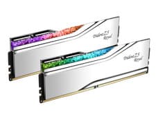 G.SKILL Trident Z5 Royal Series DDR5 RAM (Intel XMP 3.0) 32GB (2x16GB) 7200MT/s CL34-45-45-115 1.40V Desktop Computer Memory U-DIMM - Silver (F5-7200J3445G16GX2-TR5S)