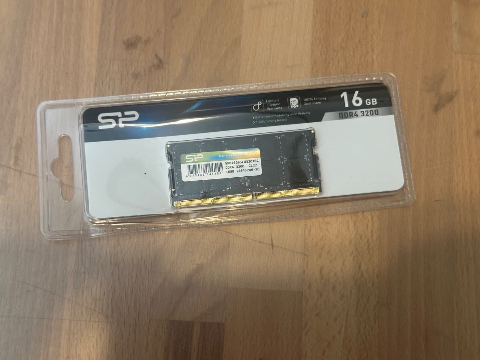 Silicon Power DDR4 16GB 3200MHz (PC4-25600) CL22 SODIMM 260-Pin 1.2V Non-ECC Laptop RAM Notebook Computer Memory SU016GBSFU320F02AB