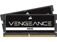 CORSAIR VENGEANCE SODIMM DDR5 RAM 32GB (2x16GB) 4800MHz CL40 Intel XMP iCUE Compatible Computer Memory - Black (CMSX32GX5M2A4800C40)