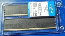 Crucial 32GB DDR5 RAM Kit (2x16GB), 5600MHz (or 5200MHz) Desktop Memory, UDIMM 288-Pin, Compatible with 13th Gen Intel Core and AMD Ryzen 7000 - CT2K16G56C46U5