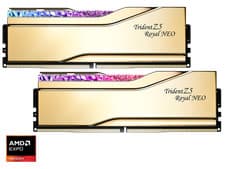 G.SKILL Trident Z5 Royal Neo Series DDR5 RAM (AMD Expo) 32GB (2x16GB) 6000MT/s CL28-36-36-96 1.40V Desktop Computer Memory U-DIMM - Gold (F5-6000J2836G16GX2-TR5NG)