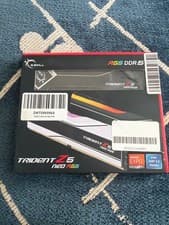 G.SKILL Trident Z5 Neo RGB Series DDR5 RAM (AMD Expo) 32GB (2x16GB) 6000MT/s CL30-38-38-96 1.35V Desktop Computer Memory U-DIMM - Matte Black (F5-6000J3038F16GX2-TZ5NR)