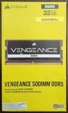 CORSAIR Vengeance DDR5 SODIMM 32GB (2x16GB) DDR5 5600MHz C48 (Compatible with Nearly Any Intel and AMD System, Easy Installation, Faster Load Times, XMP 3.0 Compatibility) Black