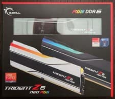 G.SKILL Trident Z5 Neo RGB Series DDR5 RAM (AMD EXPO) 96GB (2x48GB) 6000MT/s CL28-36-36-96 1.35V Desktop Computer Memory U-DIMM - Matte Black (F5-6000J2836F48GX2-TZ5NR)