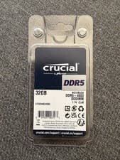Crucial 32GB DDR5 RAM, 4800MHz CL40 Laptop Memory - Compatible with Intel 12th Gen and AMD Processors - CT32G48C40S5