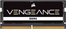 CORSAIR Vengeance SODIMM DDR5 RAM 32GB (1x32GB) 4800MHz CL40-40-40-77 1.1V Intel AMD Laptop Notebook Memory - Black (CMSX32GX5M1A4800C40)