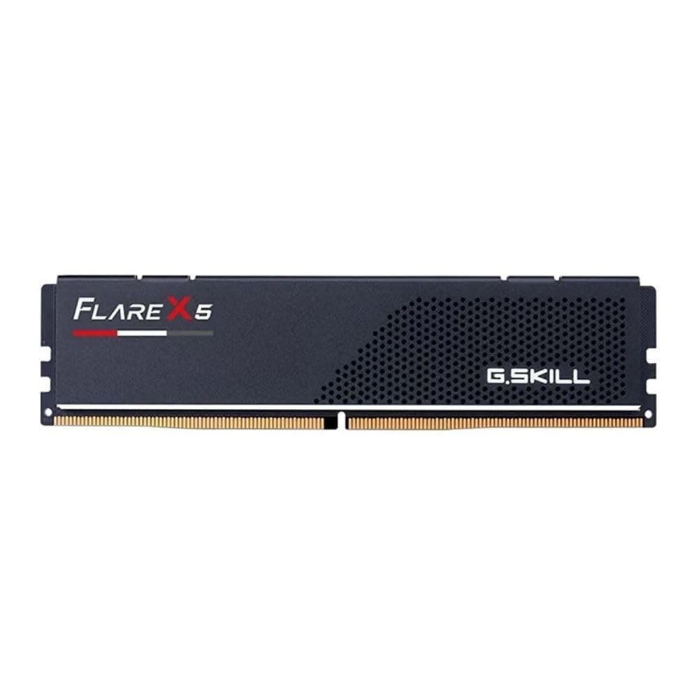 G.SKILL Flare X5 Series DDR5 RAM (AMD Expo & Intel XMP 3.0) 16GB (1x16GB) 6000MT/s CL36-36-36-96 1.35V Desktop Computer Memory U-DIMM - Matte Black (F5-6000J3636F16GX1-FX5)