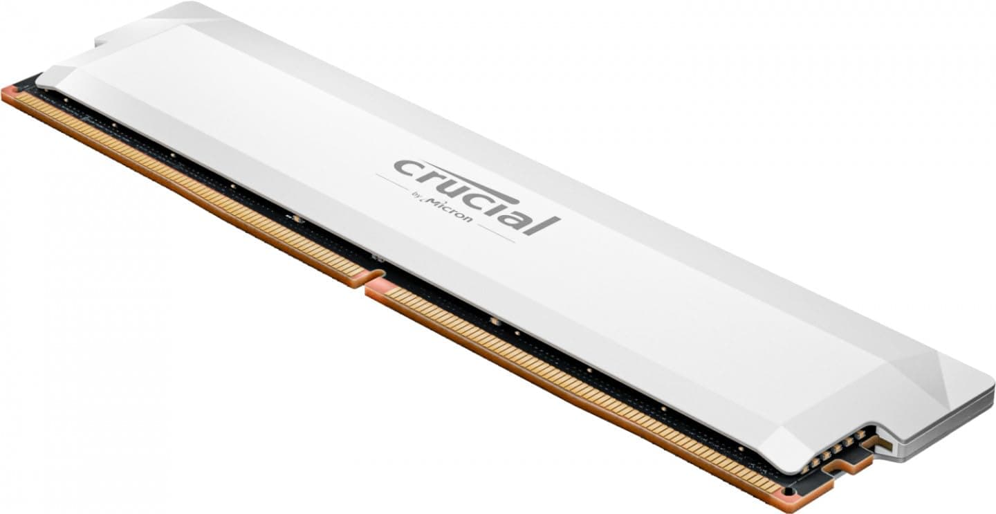Crucial PRO CP16G60C36U5W Desktop Memory 16GB DDR5-6000 Limited White Overclocking