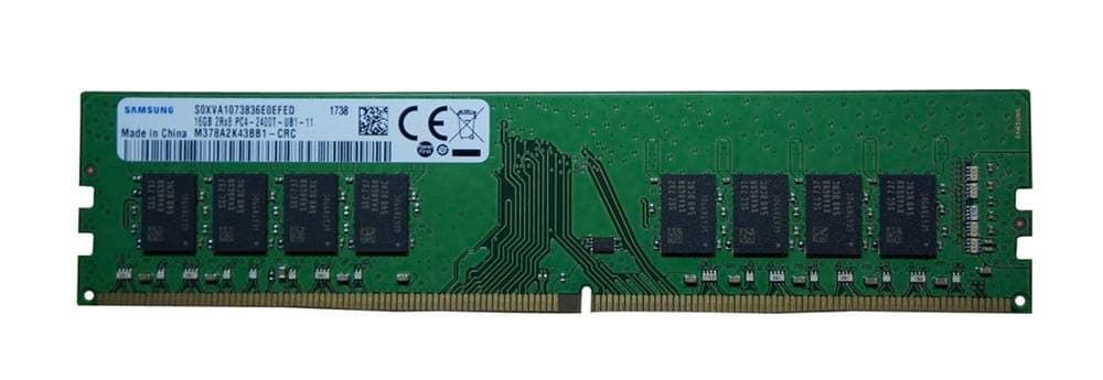 SAMSUNG 16GB DDR4 PC4-19200, 2400MHZ, 288 PIN DIMM, 1.2V, CL 17 desktop RAM MEMORY MODULE M378A2K43BB1-CRC