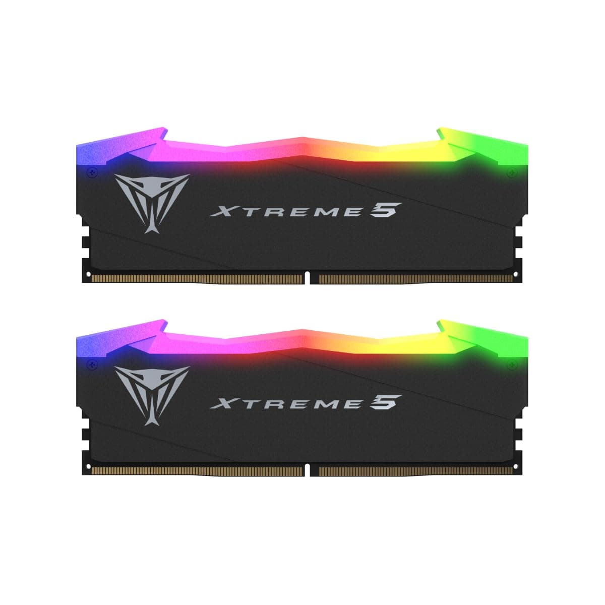 Patriot Viper Xtreme 5 RGB DDR5 RAM 48GB (2X24GB) 8000MT/s CL38 1.45v UDIMM Desktop Gaming Memory Kit Compatible with Intel XMP - PVXR548G80C38K