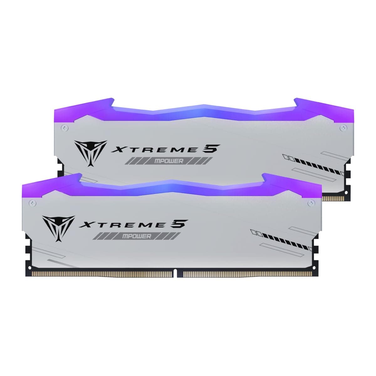 Patriot Memory Viper Xtreme 5 MPOWER DDR5 RGB RAM 32GB (2X16GB) 6400MT/s CL32 1.4v UDIMM Desktop Gaming Memory Kit Compatible with Intel XMP - PVXR532G64C32KM