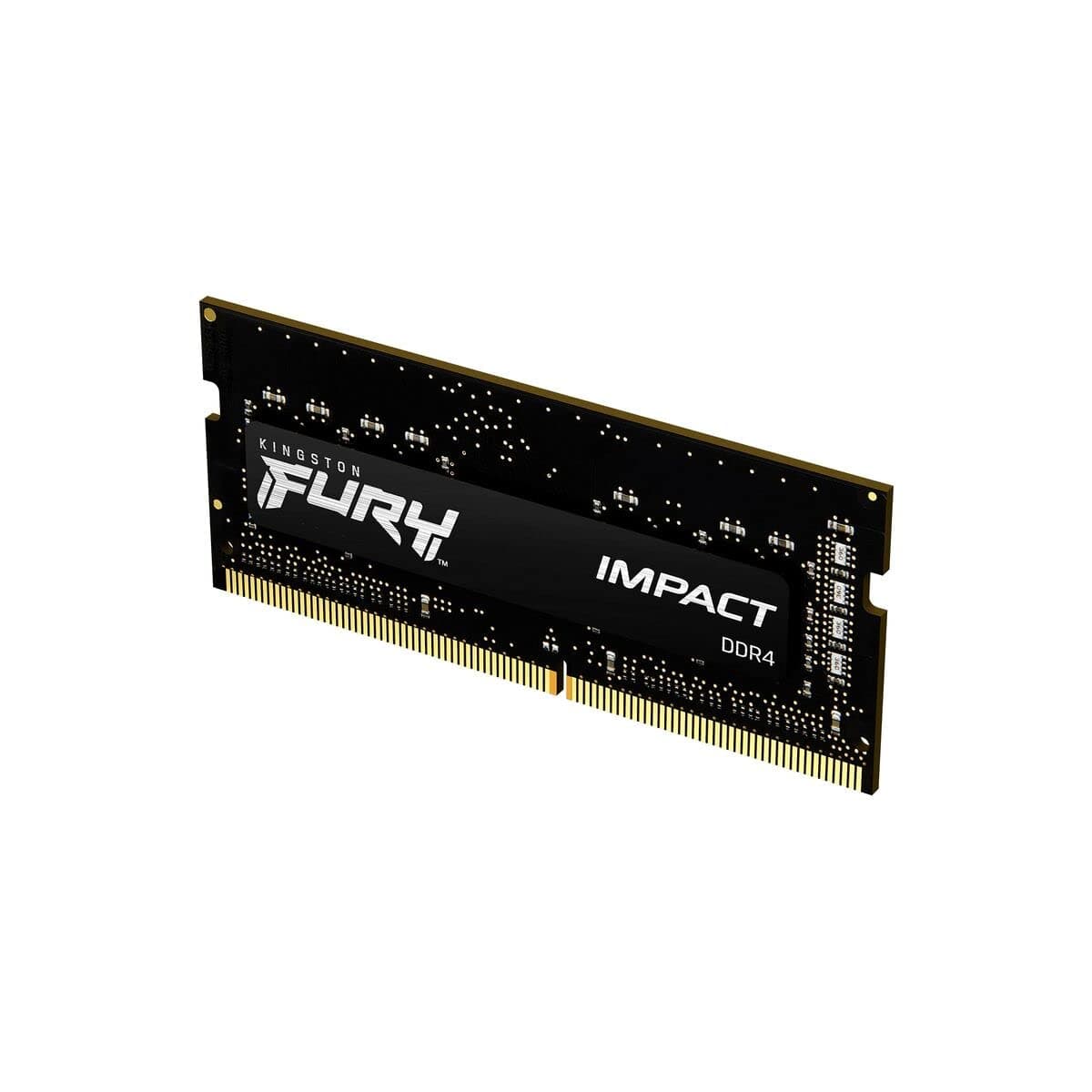 Kingston FURY Impact 16GB 3200MT/s DDR4 CL20 Laptop Memory Single Module | Intel XMP | AMD Ryzen | Plug n Play | Low Power Consumption | KF432S20IB/16