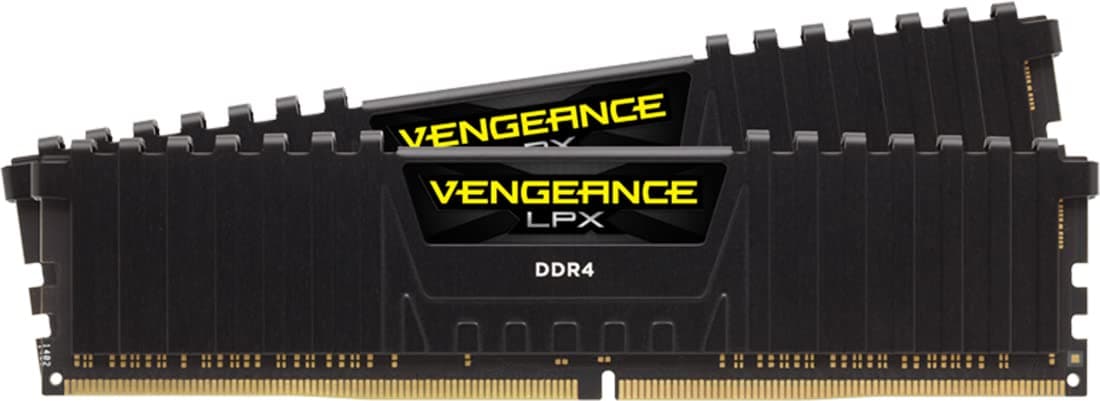 CORSAIR Vengeance LPX DDR4 RAM 32GB (2x16GB) 3600MHz CL18-22-22-42 1.35V Intel AMD Desktop Computer Memory - Black (CMK32GX4M2D3600C18)