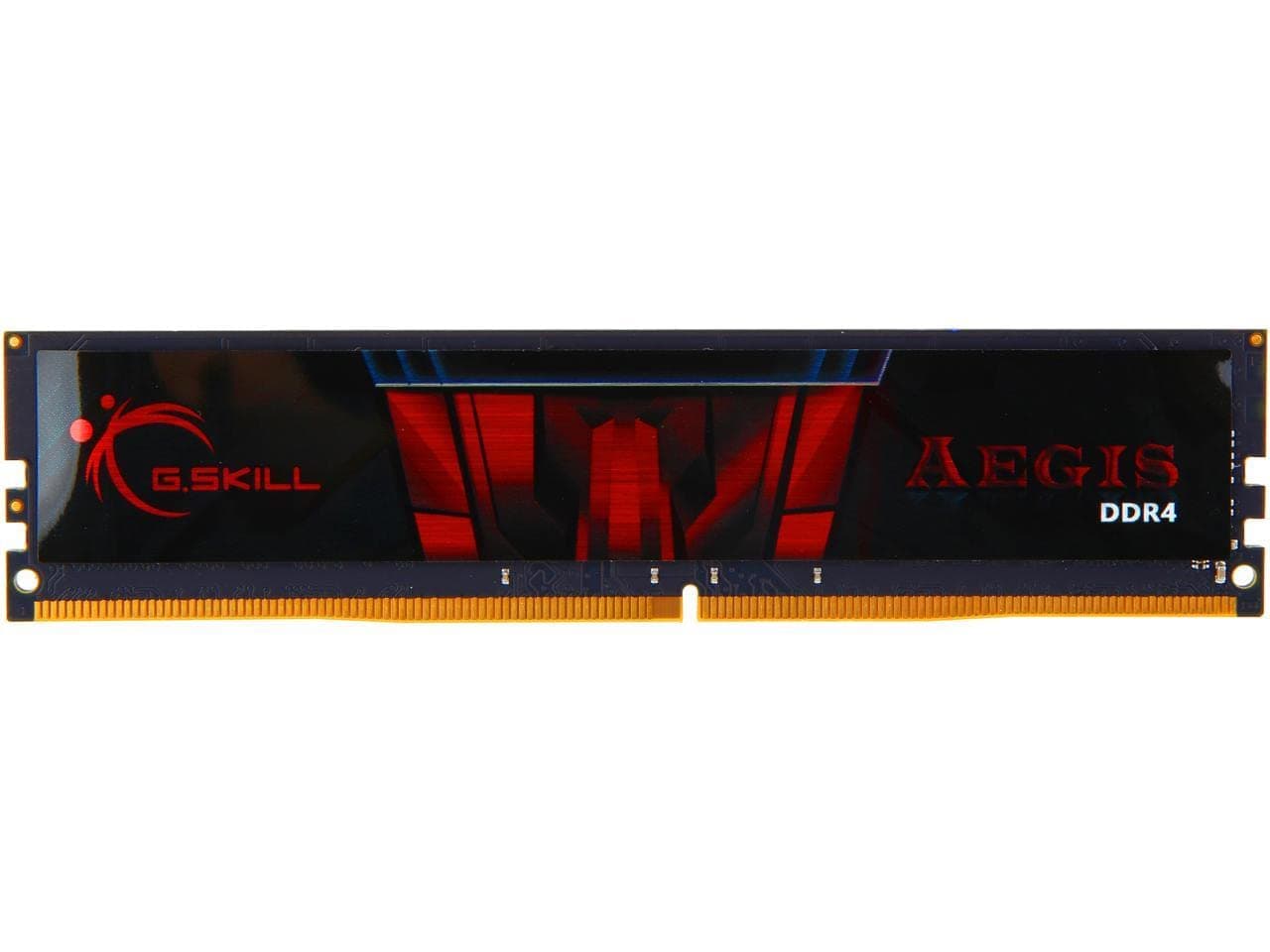 G.SKILL AEGIS Series DDR4 RAM 16GB (1x16GB) 2666MT/s CL19-19-19-43 1.20V Intel AMD Desktop Computer Memory U-DIMM (F4-2666C19S-16GIS)