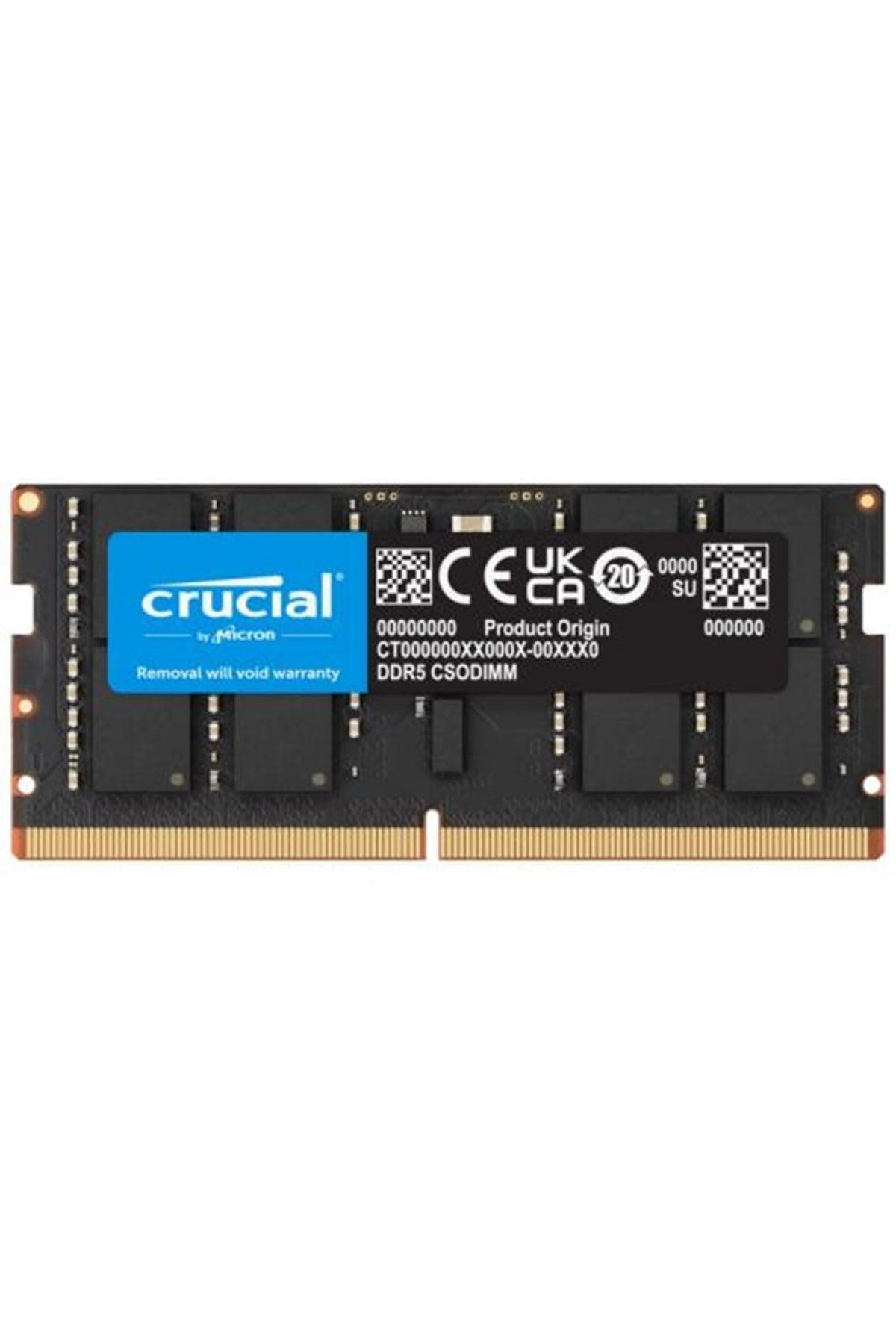 Crucial NTB 32GB 6400MHz Ddr5 Csodımm Ct32g64c52cs5 Laptop RAM Memory