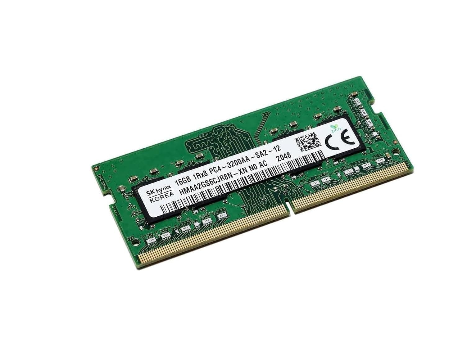 ODYPC SK Hynix 16GB SODIMM DDR4 3200 PC4 3200AA 1Rx8 HMAA2GS6JR8N-XN Laptop RAM Memory SO-DIMM for Dell HP Lenovo and Other Systems