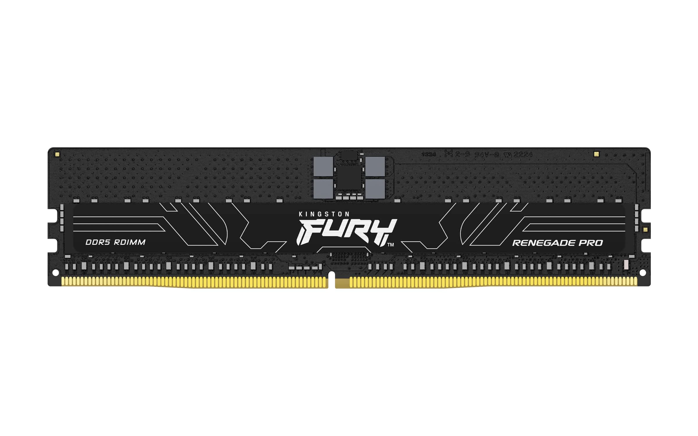 Kingston Fury Renegade Pro Expo 16GB 6400MT/s DDR5 ECC Reg CL32 DIMM Memory Overclockable ECC Registered DIMM- KF564R32RBE-16