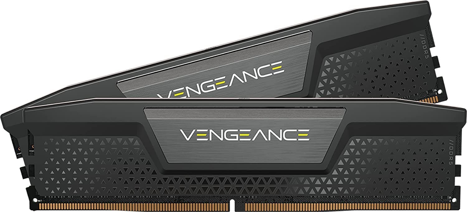 CORSAIR VENGEANCE DDR5 RAM 64GB (2x32GB) 5200MHz CL40-40-40-77 1.25V Intel XMP Desktop Computer Memory - Black (CMK64GX5M2B5200C40)