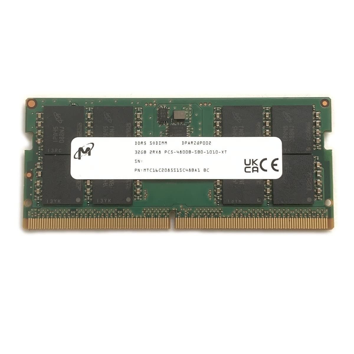 Micron SODIMM 32GB DDR5 4800 PC5 2Rx8 MTC16C2085S1SC48BA1 Laptop Notebook RAM Memory for Dell HP Lenovo and Other Systems