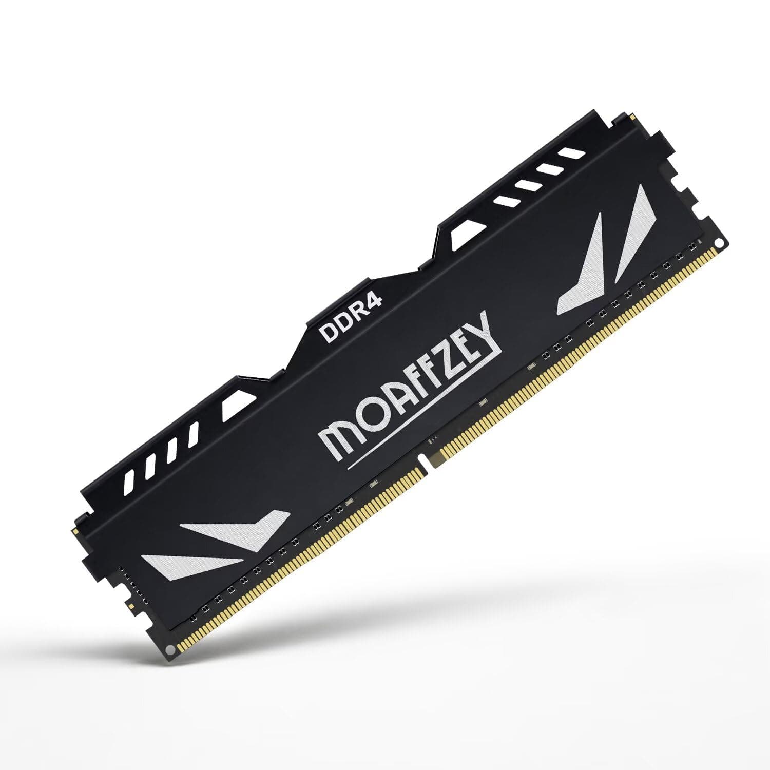 Moaffzey DDR4 RAM 16GB 3200MHz Desktop RAM PC4-25600 UDIMM Non-ECC Unbuffered 1.35V 288 Pin CL16 Desktop Computer Memory Upgrade Module Support XMP 2.0 Auto Overclocking (Black)