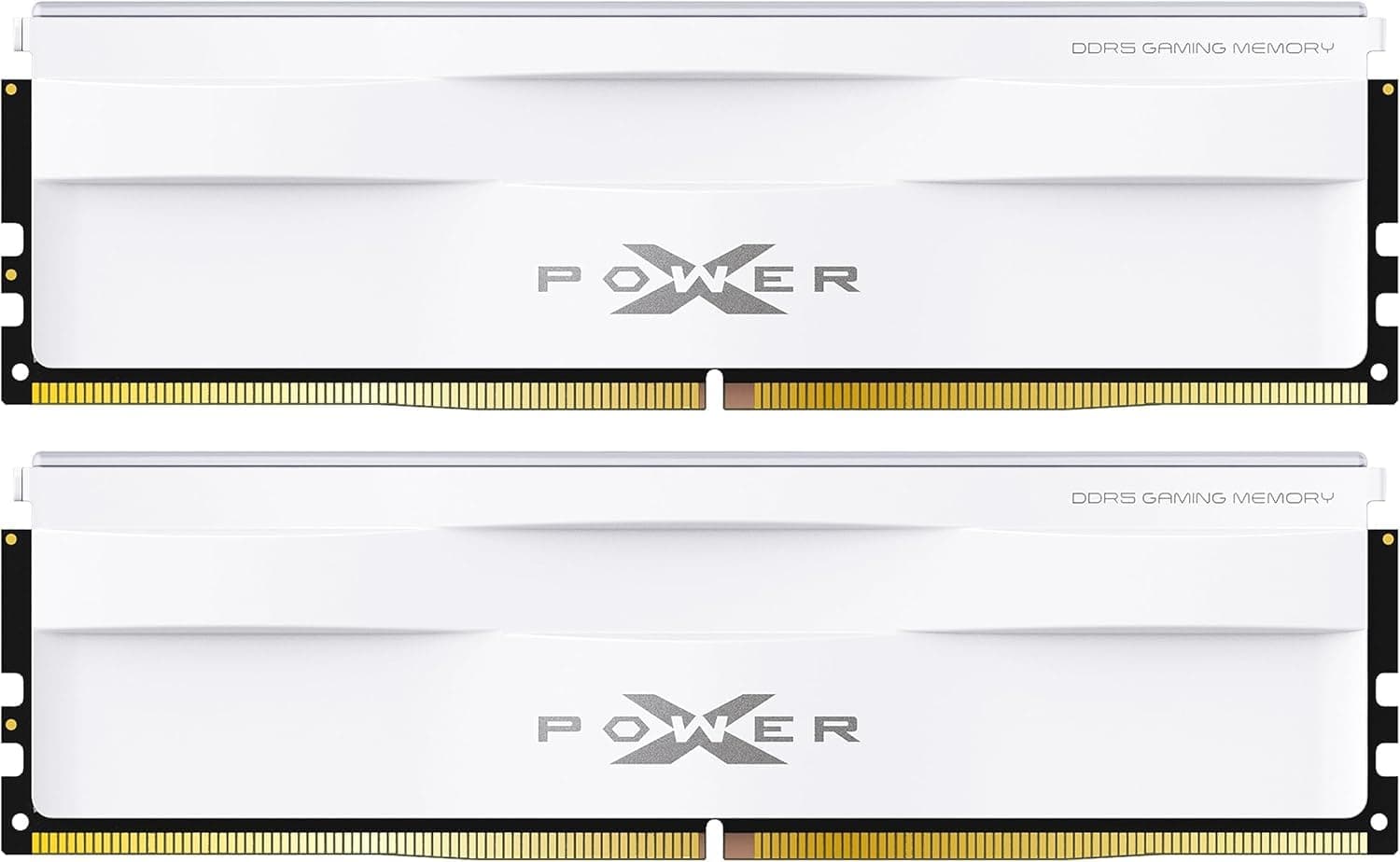 Silicon Power DDR5 32GB (2x16GB) Zenith 6000MT/s (PC5-48000) 288-pin CL30 1.35V UDIMM Desktop Memory Module RAM SU032GXLWU60AFDGSW White