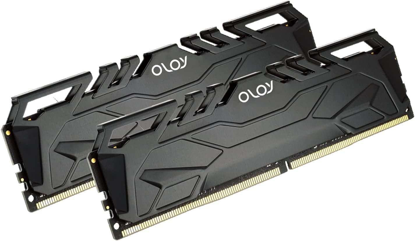 OLOy DDR4 RAM 16GB (2x8GB) Black Owl 3200 MHz CL16 1.35V 288-Pin Desktop Gaming UDIMM (MD4U0832161BJ0DA)