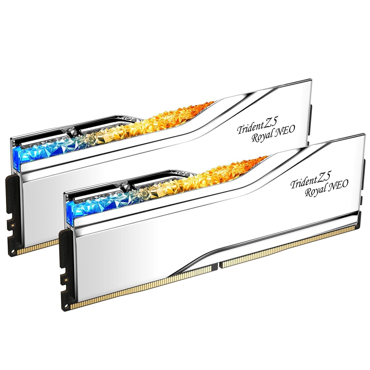 G.SKILL Trident Z5 Royal Neo Series DDR5 RAM (AMD Expo) 64GB (2x32GB) 6000MT/s CL28-36-36-96 1.40V Desktop Computer Memory U-DIMM - Silver (F5-6000J2836G32GX2-TR5NS)